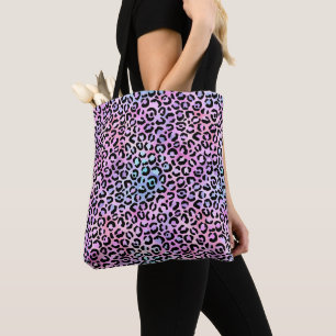 Bolso De Tela La Serie Leopardo Irisado Diseño 4