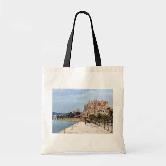 Bolso De Tela La Seu, la Catedral de Palma de Mallorca - España (Frente)