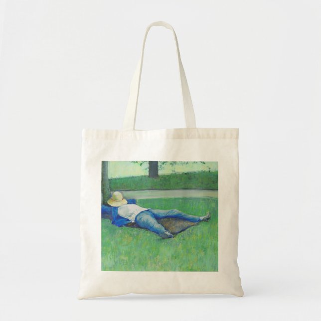 Bolso De Tela La Siesta (de Gustave Caillebotte) (Frente)