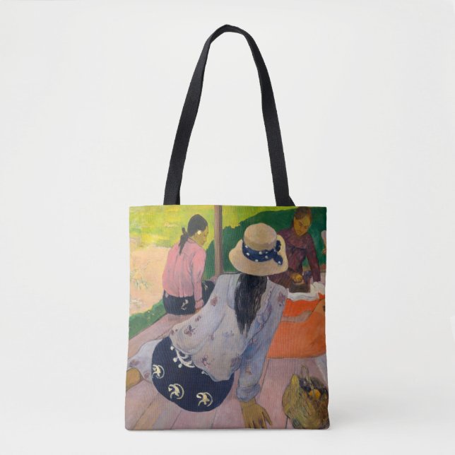 Bolso De Tela La siesta de Paul Gauguin Tahitiana Women Tahiti (Anverso)