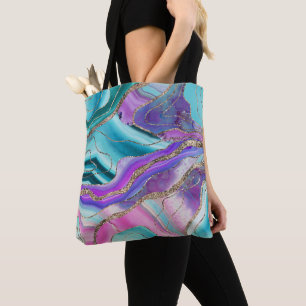 Bolso De Tela La sirena de unicornio agora Purpurina Glam #1 #má