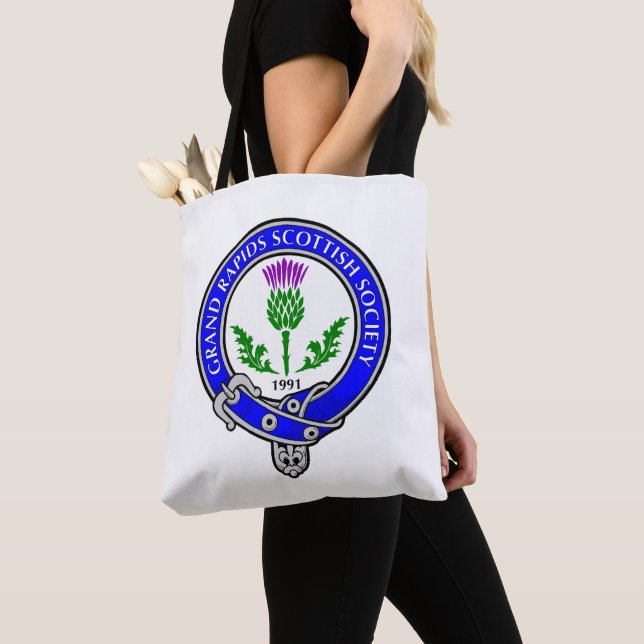 Bolso De Tela La sociedad escocesa de los grandes rapidos se vue (Detalle)
