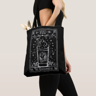 Bolso De Tela La Tarjeta de Tarot de Latte de Jengibre