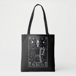 Bolso De Tela La tarjeta del tarot de la cafetera Moka