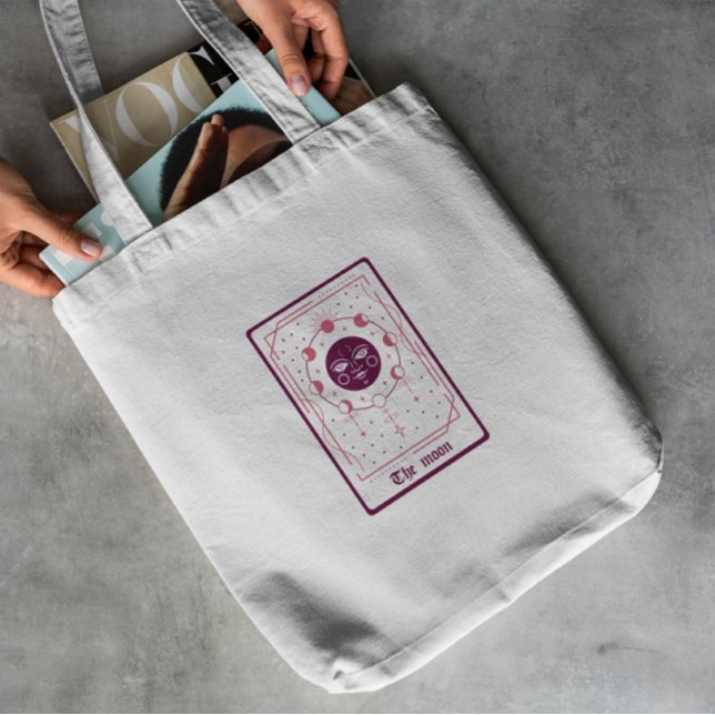 Bolso De Tela La tarjeta Tarot de la Luna (Subido por el creador)