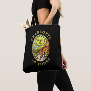 Bolso De Tela La tarjeta Tarot de Sun 30.º Nacimiento