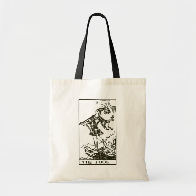 Bolso De Tela La tarjeta tarot tonta (Frente)