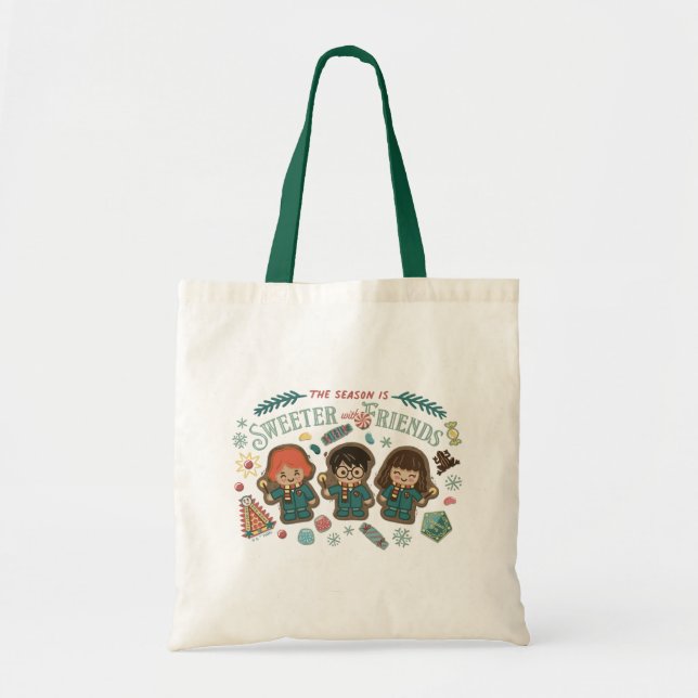 Bolso De Tela La temporada es más dulce con los amigos (Frente)