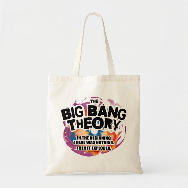 Bolso De Tela La teoría de Big Bang (Frente)
