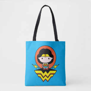 Bolso De Tela La teoría de la mujer maravillada con puntos de po
