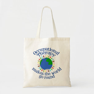 Bolso De Tela La terapia ocupacional hace que el mundo gire