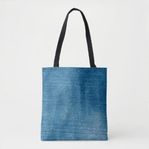 Bolso De Tela La textura de los vaqueros de denim azul se acerca