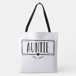 Bolso De Tela La tía Est. Personalizado Tía estableció nuevos