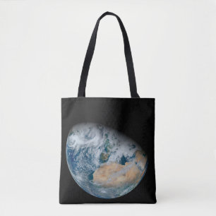 Bolso De Tela La Tierra Que Muestra El Norte De África Y El Suro