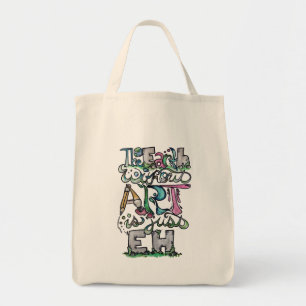 Bolso De Tela La tierra sin arte es sólo eh