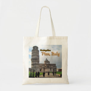 Bolso De Tela La Torre Inclinada de Pisa, Italia