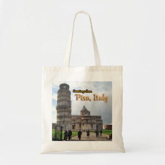 Bolso De Tela La Torre Inclinada de Pisa, Italia