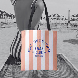 Bolso De Tela La Tostada Beach Club En La Costa De La Banda Rosa