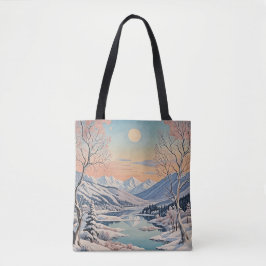 Bolso De Tela La tranquilidad del invierno