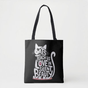Bolso De Tela La travesura del gato