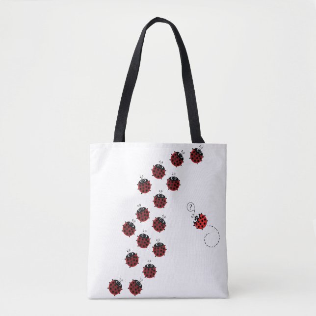 Bolso De Tela La trayectoria de la primavera (Anverso)