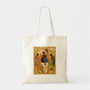 Bolso De Tela La trinidad de Rublev en la mesa