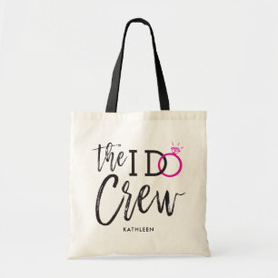 Bolso De Tela La tripulación que hago  Nombre personalizado de 