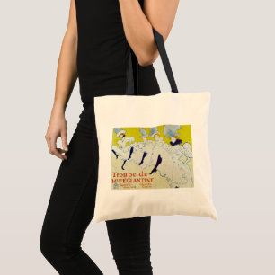 Bolso De Tela La Troupe de Mlle Eglantine por Toulouse Lautrec