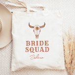 Bolso De Tela La última brigada de rodeo de la vaca del desierto<br><div class="desc">Un divertido diseño de vaquera con colores marrón y beige</div>