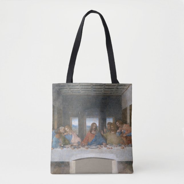 Bolso De Tela La última cena, Leonardo da Vinci, 1495-1498 (Anverso)