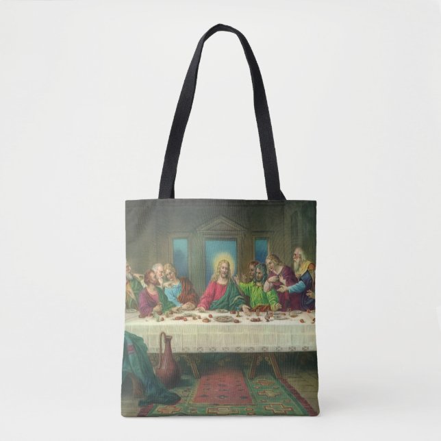 Bolso De Tela La última cena originalmente de Leonardo da Vinci (Anverso)