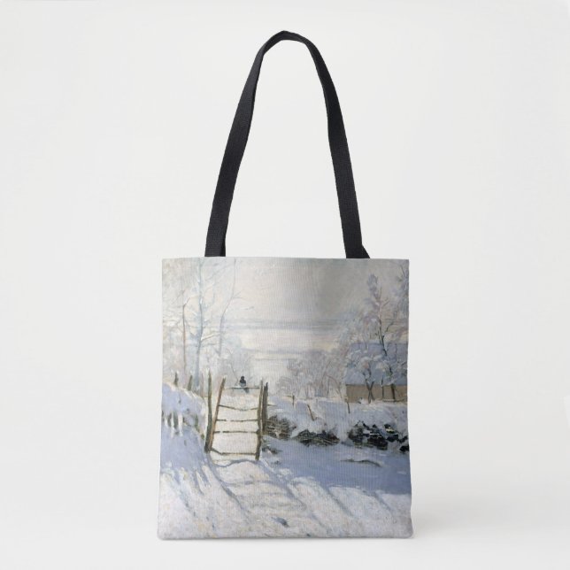 Bolso De Tela La urraca, Monet (Anverso)