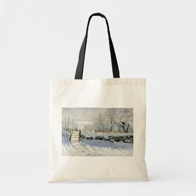 Bolso De Tela La urraca, Monet (Frente)