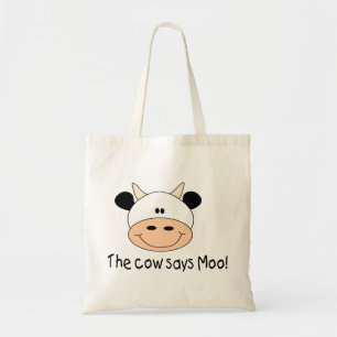 Bolso De Tela La vaca dice el MOO