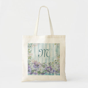 Bolso De Tela La valla florida es monogramada