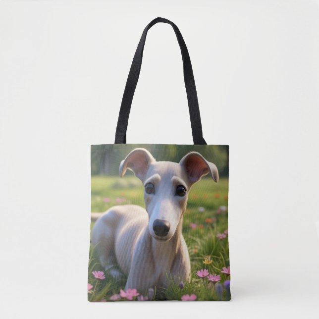 Bolso De Tela La variedad de perros de Greyhound (Anverso)