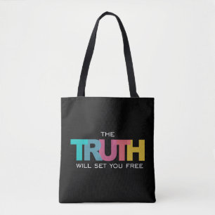 Bolso De Tela La verdad te hará libre