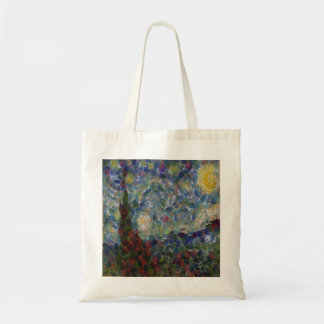 Bolso De Tela La víbora Bella Artes estrellada de la noche de lo
