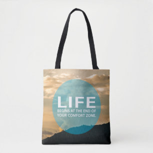 Bolso De Tela La vida comienza