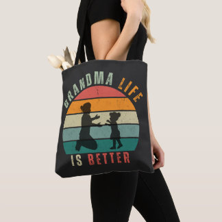Bolso De Tela La vida de la abuela es mejor