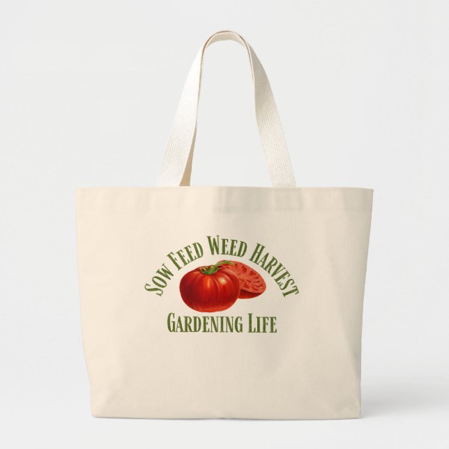 Bolso De Tela La vida de la jardinería (Frente)