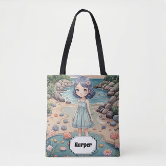 Bolso De Tela La vida de los peatones de playa personalizada