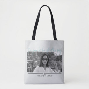 Bolso De Tela La vida del Fiesta - El Lotus blanco