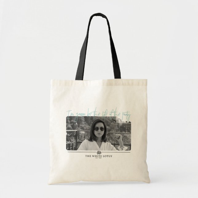 Bolso De Tela La vida del Fiesta - El Lotus blanco (Frente)