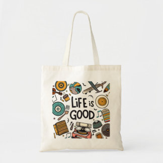 Bolso De Tela la vida es buena