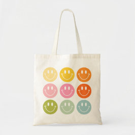 Bolso De Tela La vida es Guay feliz sonriente Emoji facial
