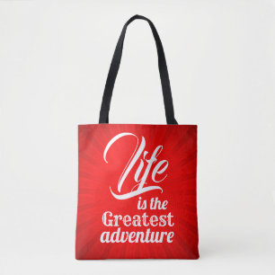 Bolso De Tela La vida es la aventura más grande