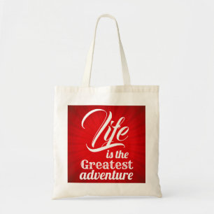 Bolso De Tela La vida es la aventura más grande