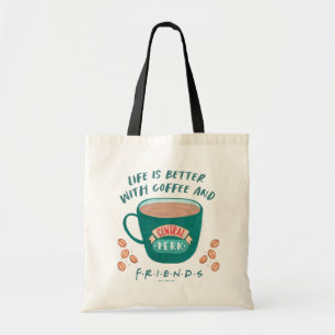 Bolso De Tela La vida es mejor con café y FRIENDS™