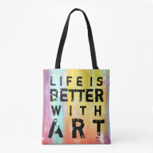 La Vida Es Mejor Con El Fondo Colorido Del Arte